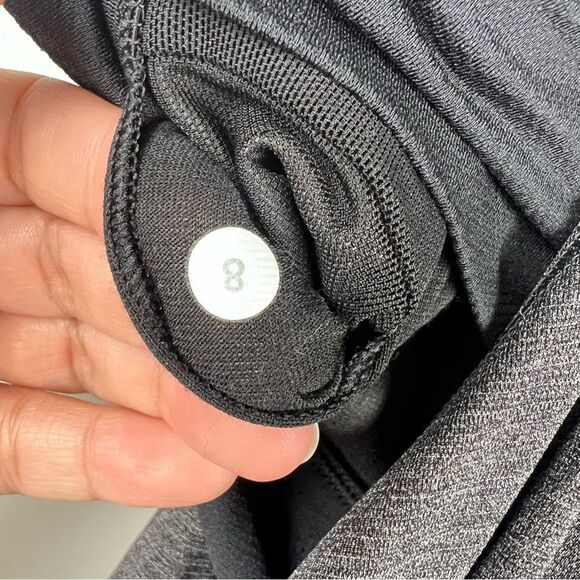 Lululemon Run Times Tank- Women's Size 8- W1F18S Heathered Black/Rocky Road - Picture 5 of 7